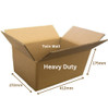 Pack 100 - Heavy Duty Twin Wall Cardboard Boxes 412 x 272 x 175m