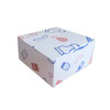 Cardboard Takeaway Burger/FASTFOOD Box 110 x 110 x 55 mm White Printed - Pack x 50