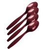 Ice Cream Spoons Burgundy 5" ( see qty options )