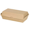 Corrugated Kraft Burger & Fries Take away boxes 205x107x77mm