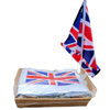 Pack of 10 Union Jack Coronation Hamper Tray for Two includes Bakery Trays, Baguette trays, Sandwich Boxes, Place mats, Cutlery, Napkin, portion pots and flag