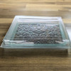 Large Glazz Oblong Re-usable Transparent Green Tint Buffet Platter ( see qty options )