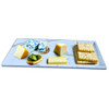 White Marble design 1/3 Gastronorme Melamine tray/platter  325 x 176 x 12mm each