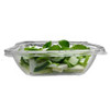 1,000ml Wave Salad Container/bowl and airtight Lid 190 x 190 x70mm ( see options )