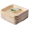 Biodore Square Palm Leaf Plates Disposable Eco Friendly Party Wooden 24cm x 24cm x 3cm Pack x 25