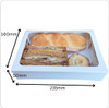 Sandwich / Baguette Box White 235 x 160 x 50mm ( see qty options ) 