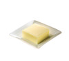Rak Vitrified Porcelain Optica Collection White 7.5cm Square Condiment/ Butter Plate each: