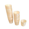 Natural Pinewood Kidei Cups   (Diam 6cm)   Pack of 50