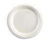 Pack x 50 - Compostable Round Paper Bagasse Plate 9″ ( 23cm ) Biodegradable 