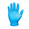 Box of 100 - Blue  Powder free  Nitrile Exam Gloves, Size Large