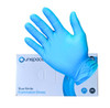 Box of 100 - Blue  Powder free  Nitrile Exam Gloves, Size Medium