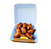 "Just Chicken" Large Cardboard Burger boxes 115 x 105 x 75mm  - see options