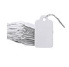 1,000 - White Tie on price tags with string No 31   ( 70mm x 51mm )