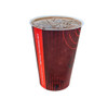Pack x 50 Disposable Paper Coffee Cups 10oz 'Latina design'