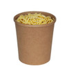 32oz Heavy duty Kraft Insulated Food Tubs & Cardboard Lid (see qty options)
