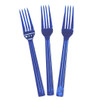 Pack x 50 - Blue / Purple Heavy Duty Plastic Forks