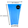 50 - Blue Tint Virgin 140g Food Grade dough bags 16"x 30"x 40"  (406 x 750 x 1025mm)