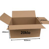 ( min 25  boxes ) 20klo Heavy Duty Twin Wall Cardboard box ( 610 x 410 x 290mm ) 