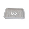 1,000 - M3 white polystyrene trays 222 x 133 x 16mm (min 10 pks)