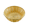 Round 8.5" Poly Rattan Natural Round Basket each
