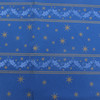 Christmas  90cm x 90cm Swantex Blue & gold table covers Blue Star Pack x 10