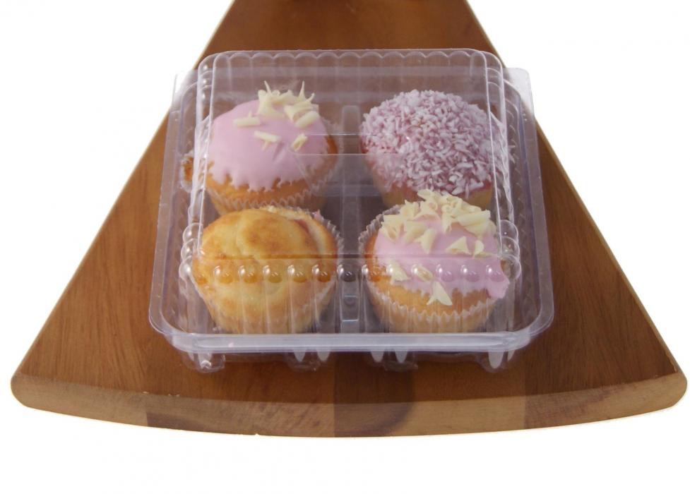Case x 200 Twin rectangular cake pack - Starlight Packaging