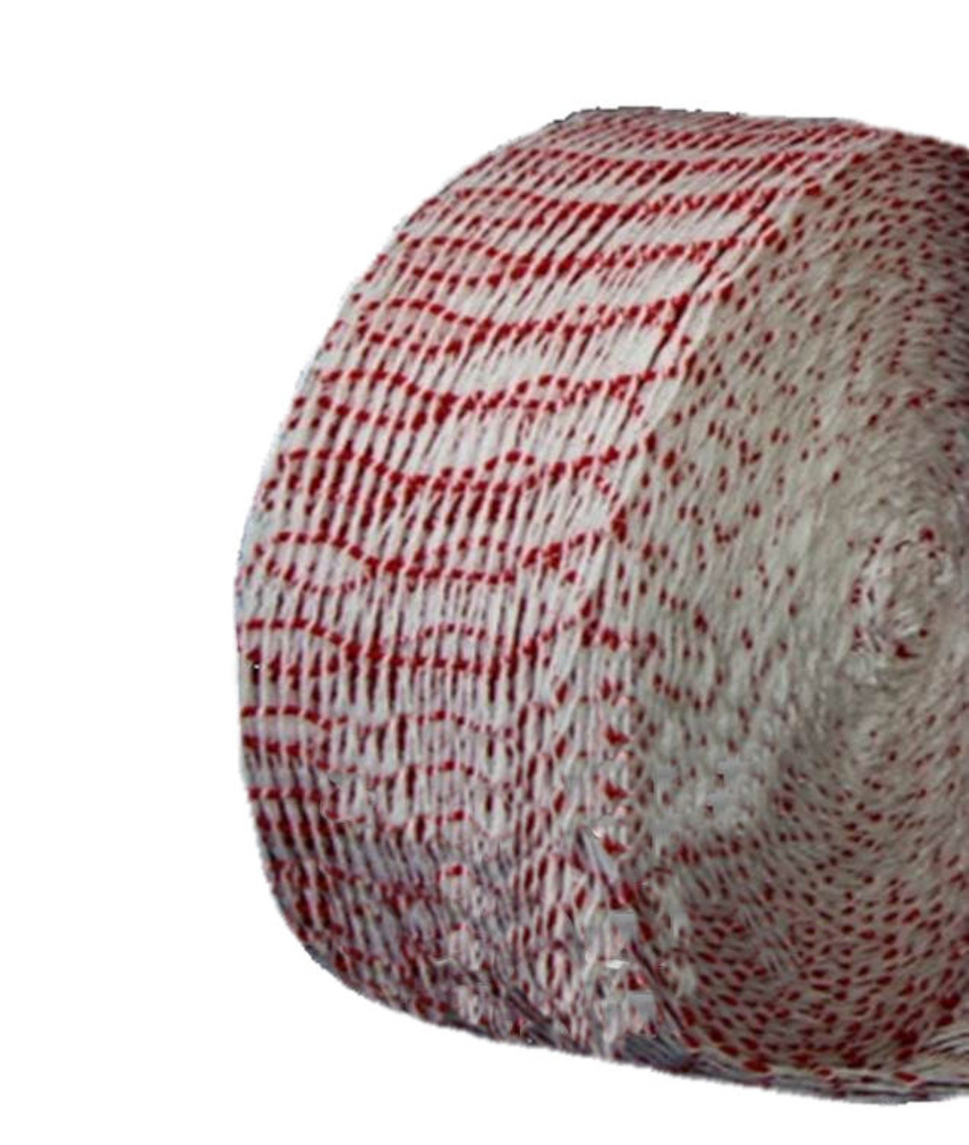 Roll - 150mm 6" 50mtr Red & White Classic Roast Netting 18"
