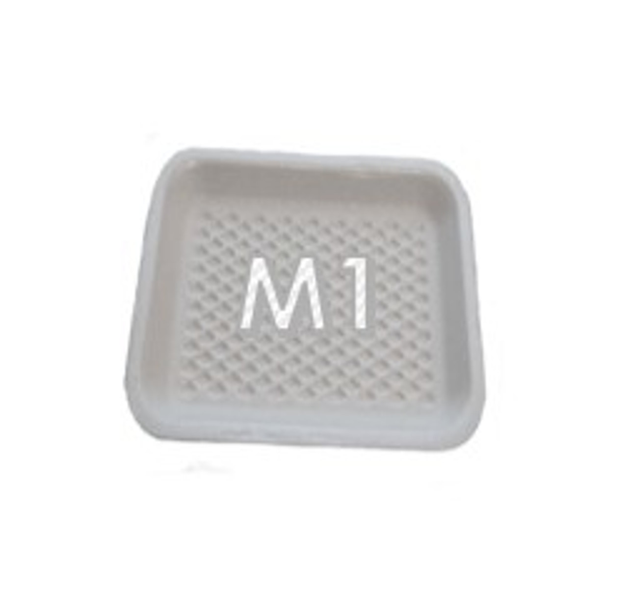 250 - M1 white Polystyrene trays ( 133 x 133 x 16mm )
