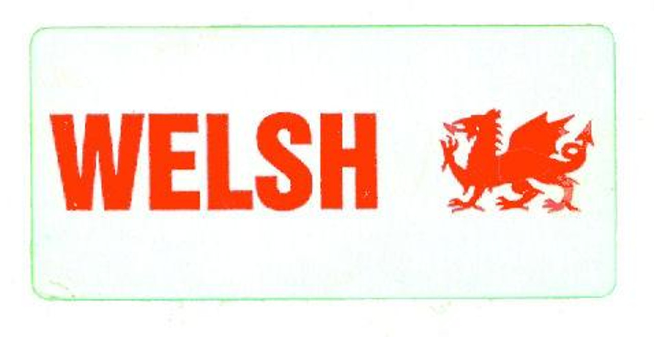 Roll - Welsh dragon label 1,000