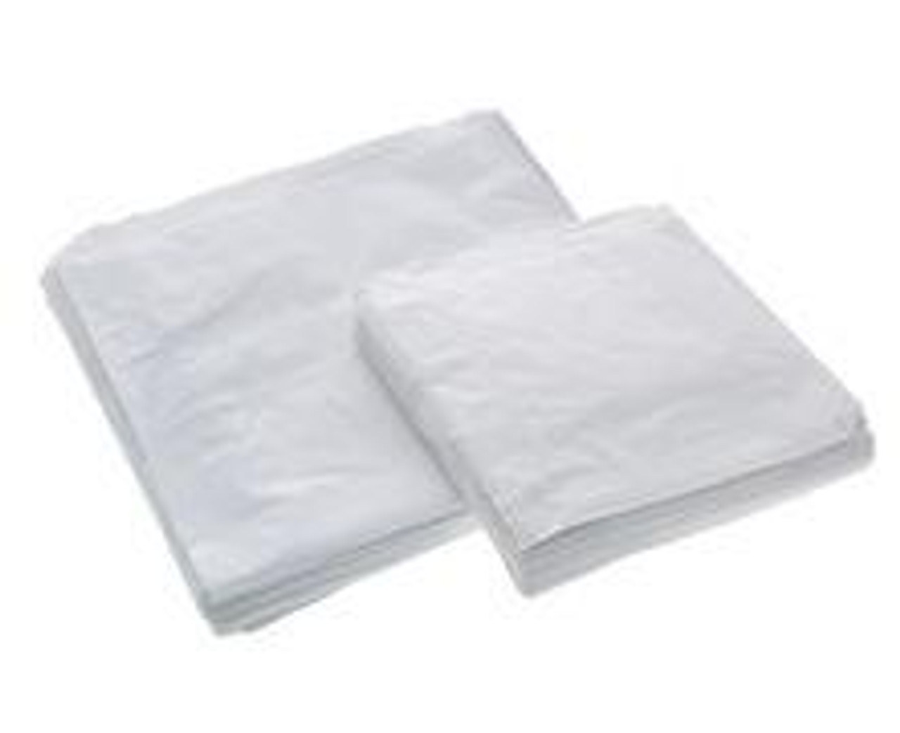Pack x 500 - 12" x 12" strung white paper bags