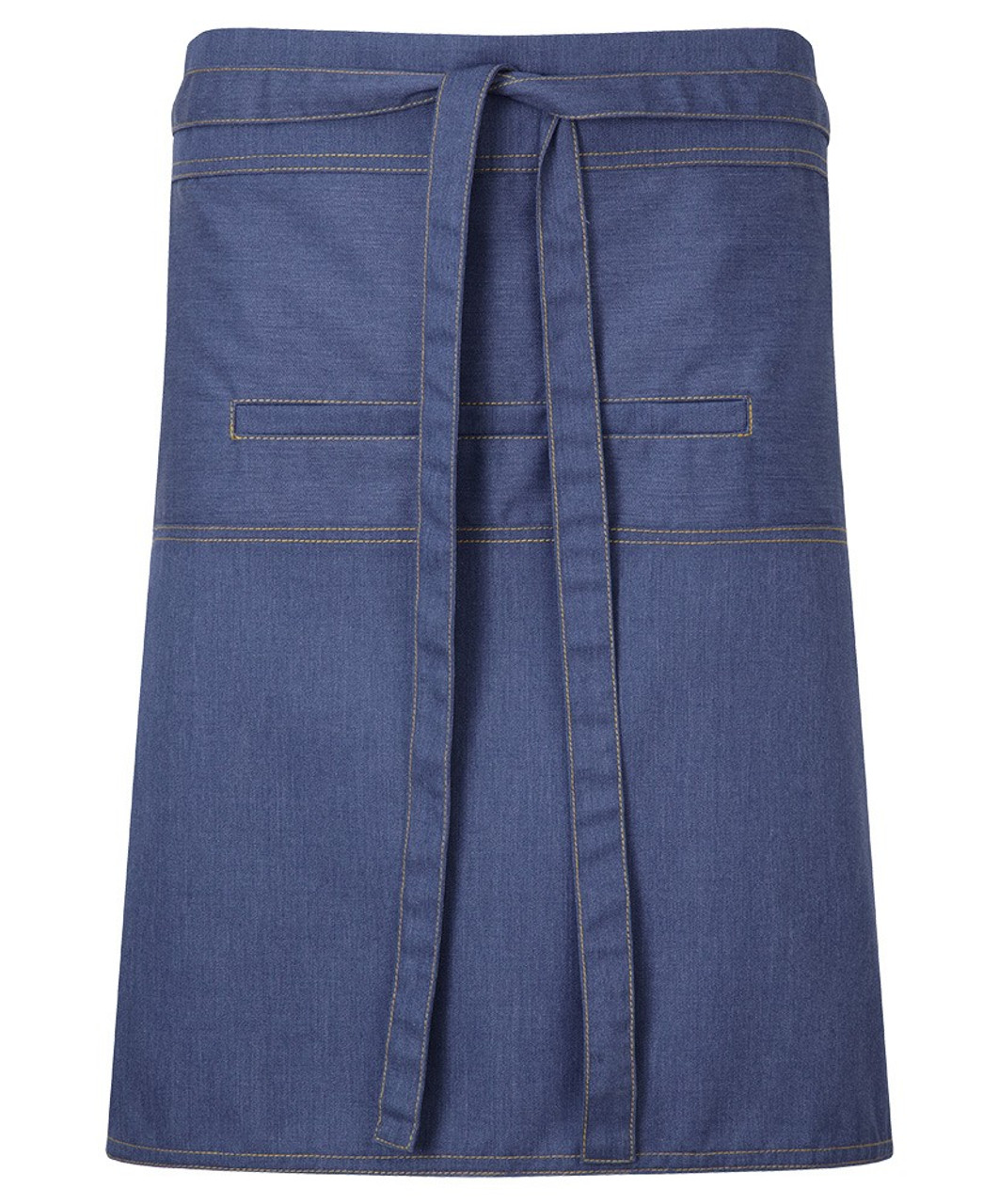 Denim waist apron