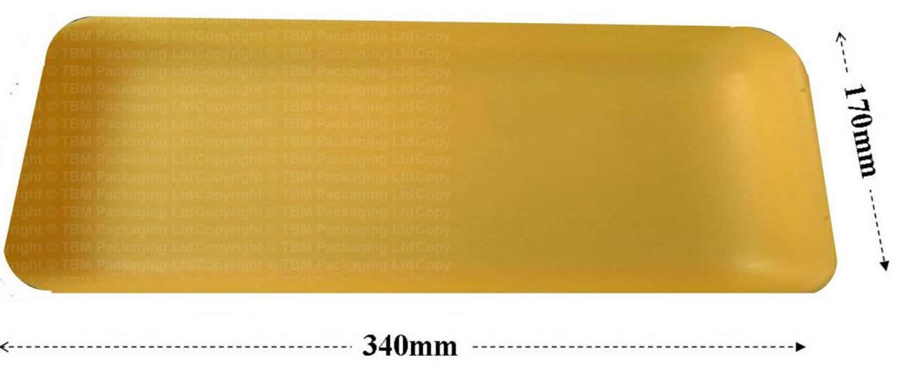 250 - D17 Yellow eps trays (340 x 135 x 20mm)