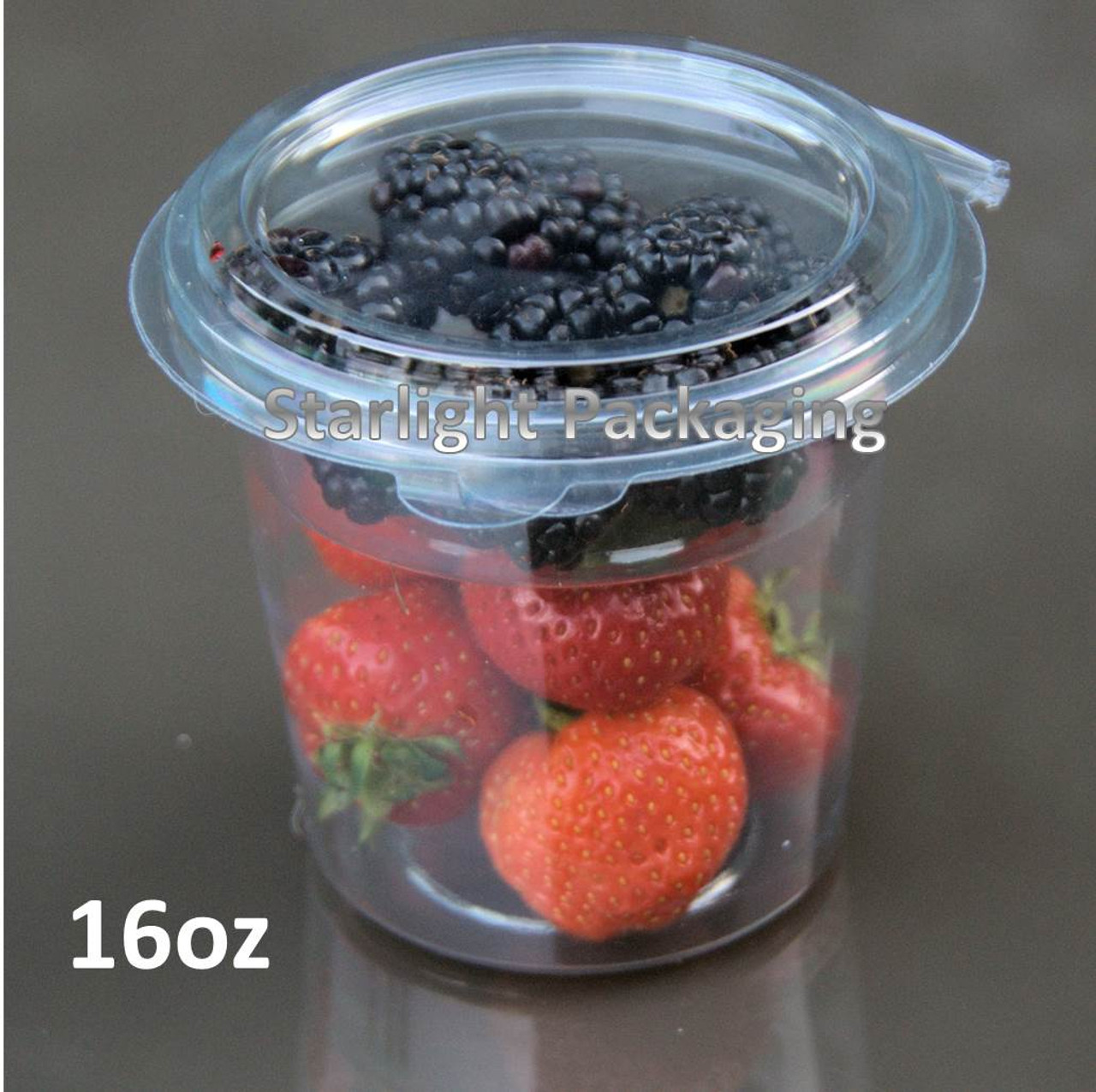 50 - Granola 16oz Round Container with Portion Topper lid