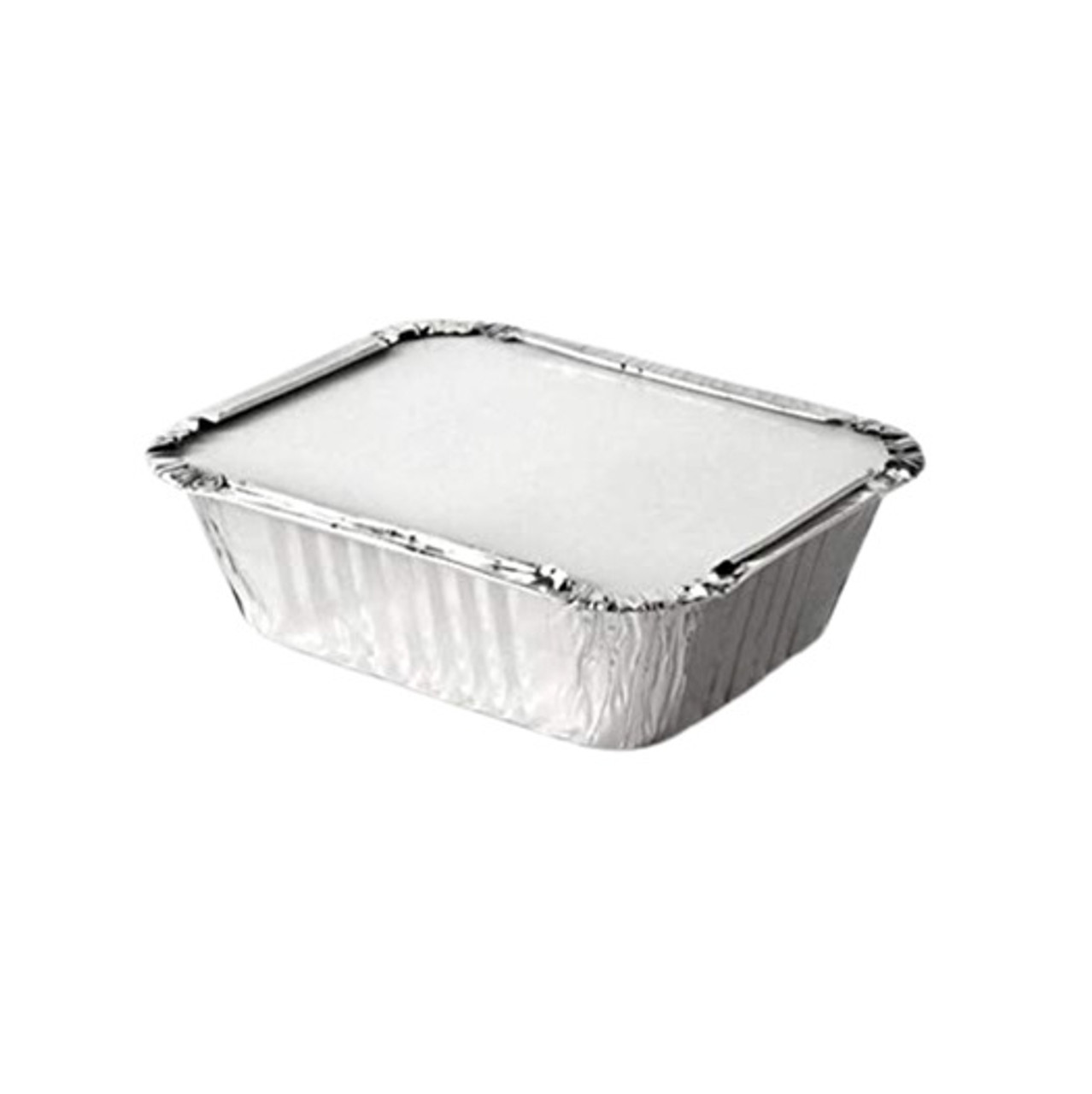 Pack x 125 1A Small  Foil Containers & Lids