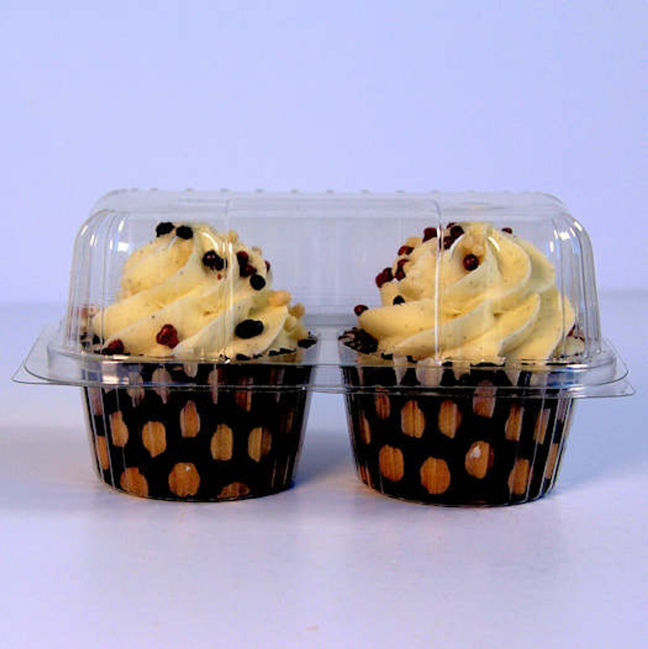 Case 600 Twin Cup Hinged Cake Pods