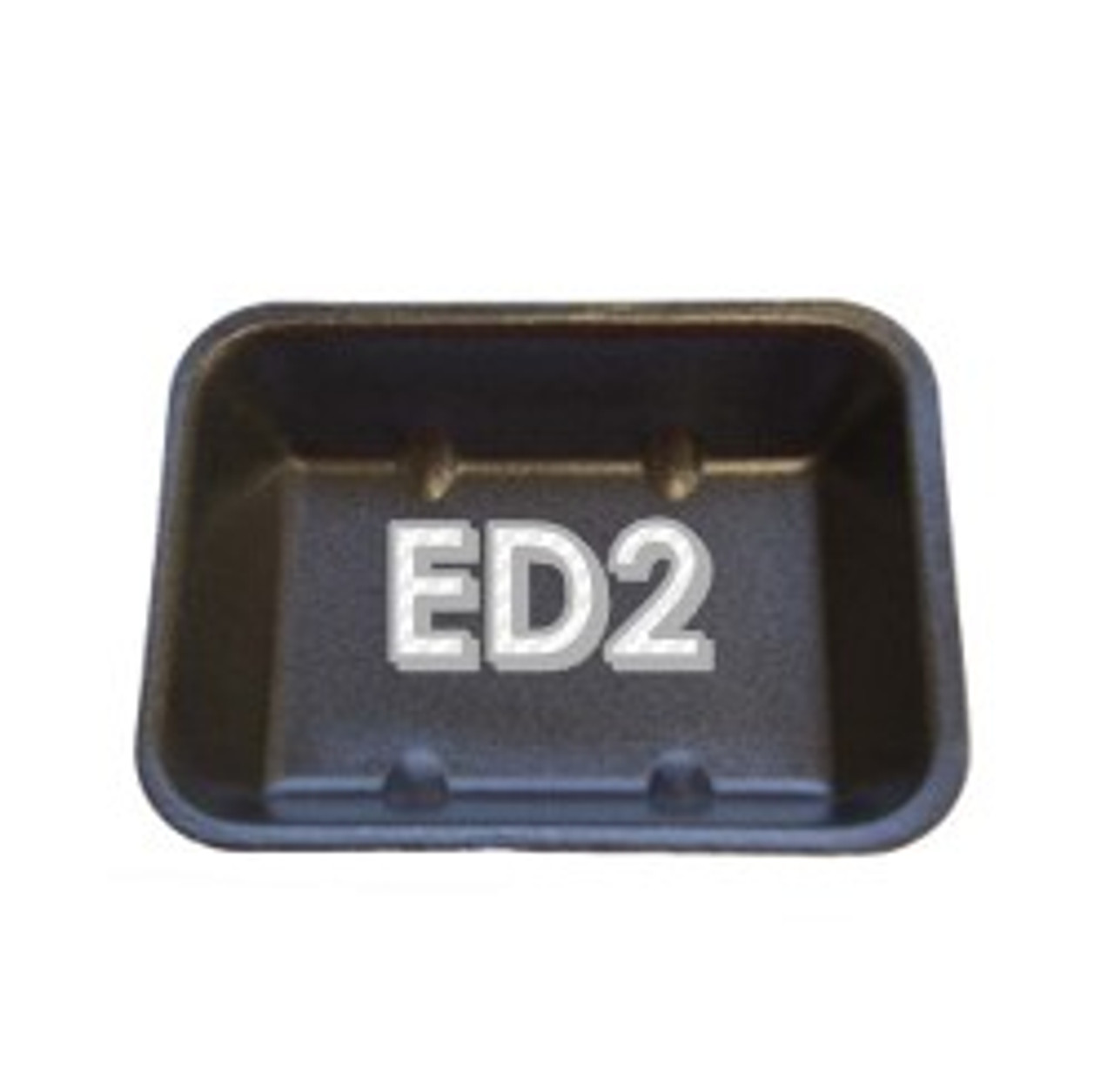 Pack x 250 ED2 Black Deep eps trays ( 178 x 133 x 35mm )