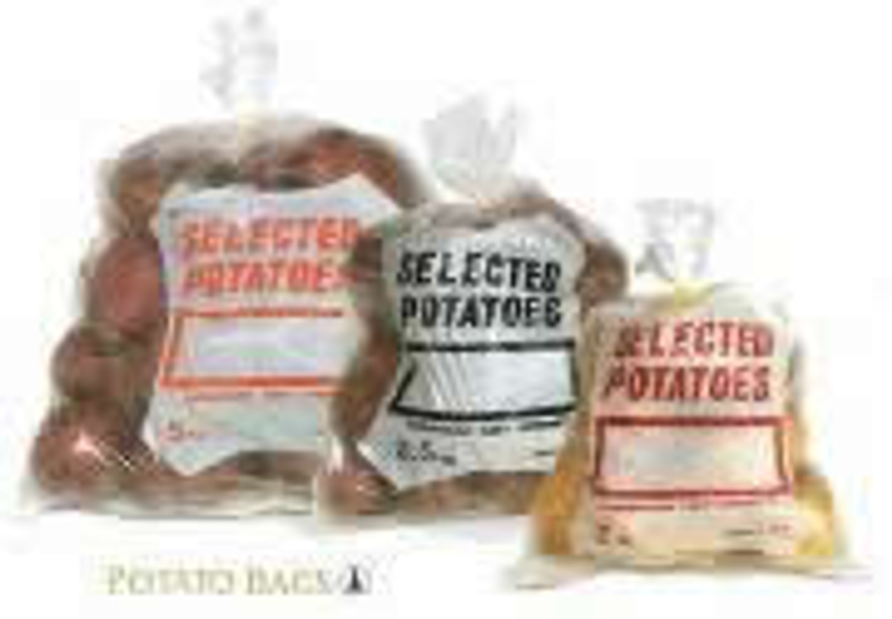 1,000 - 2.5kg Printed Potato Bags