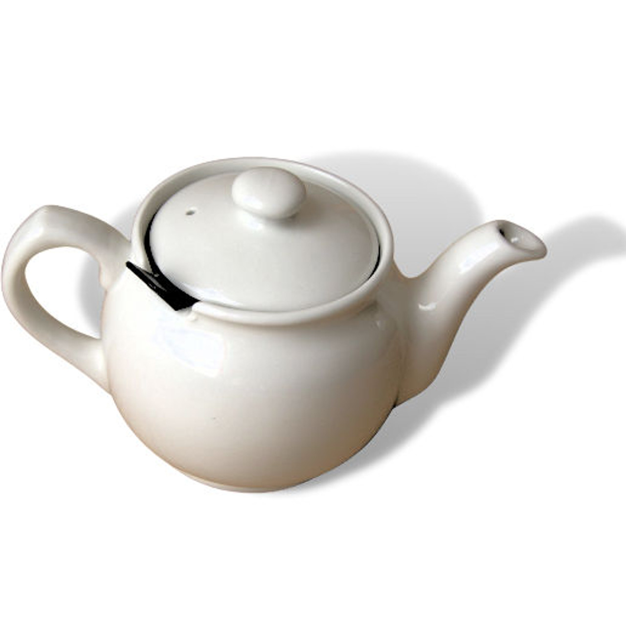 Case of 4 Churchill White Stanley 2-cup Teapot with Infuser 