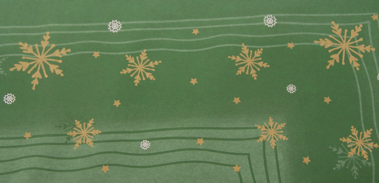 Duni Snow Crystal Green 84 x 84cm Slipcovers