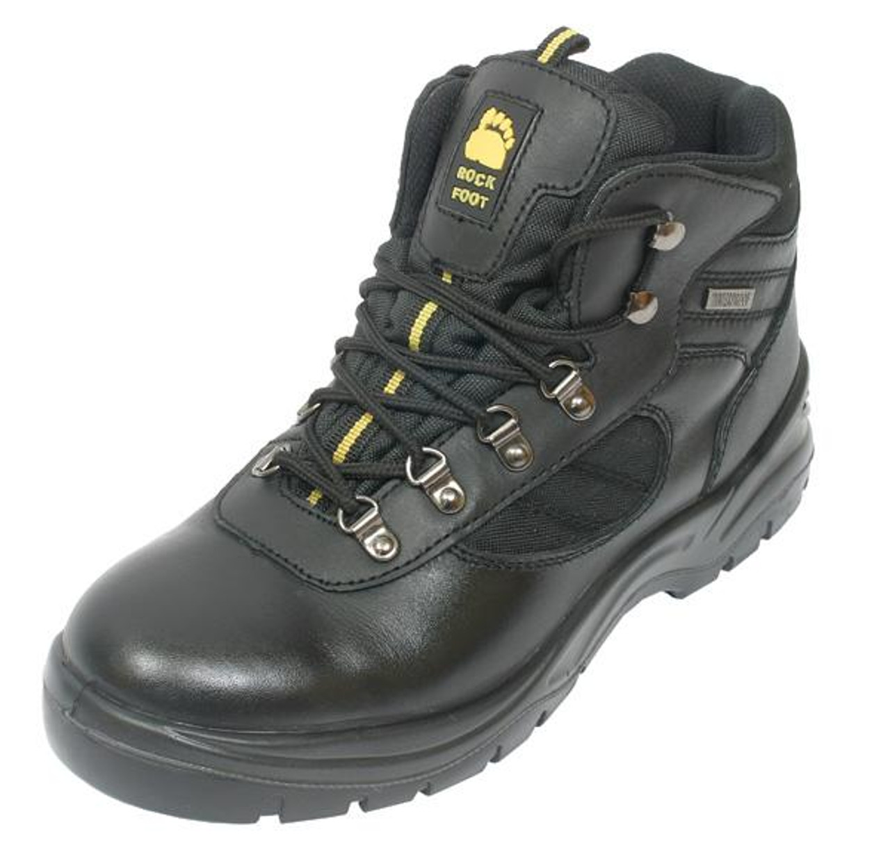 Black Safety W/proof Membrane Boot with Mid Sole