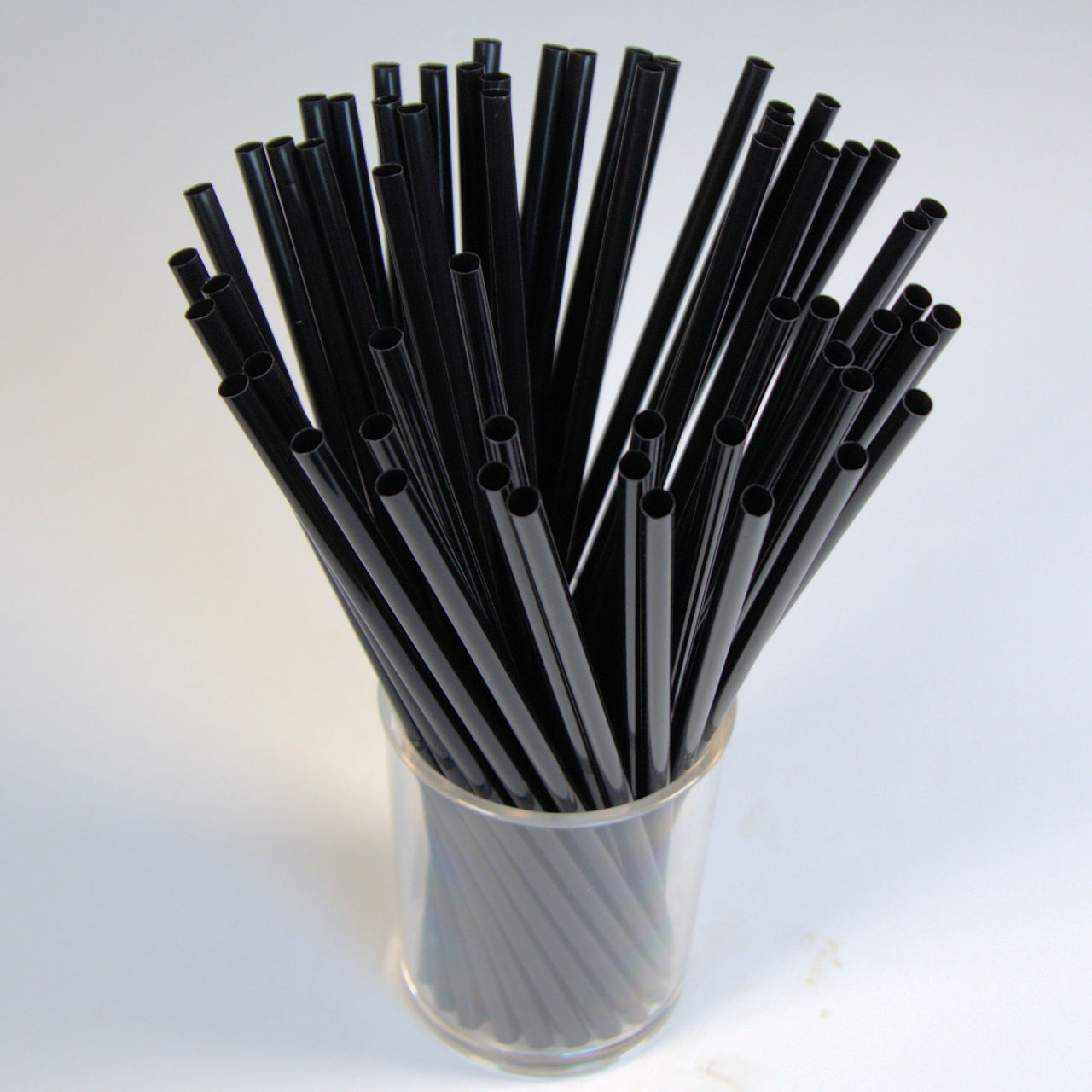 Clear 196 x 5mm standard Straws