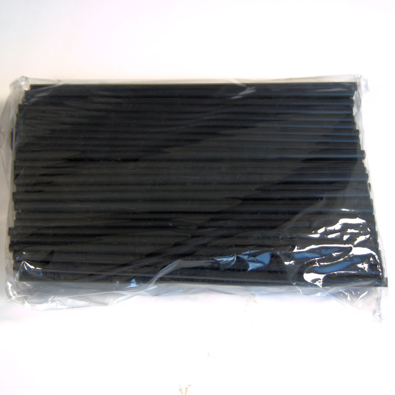 Pack x 100 96 x 5mm Black straws - Starlight Packaging