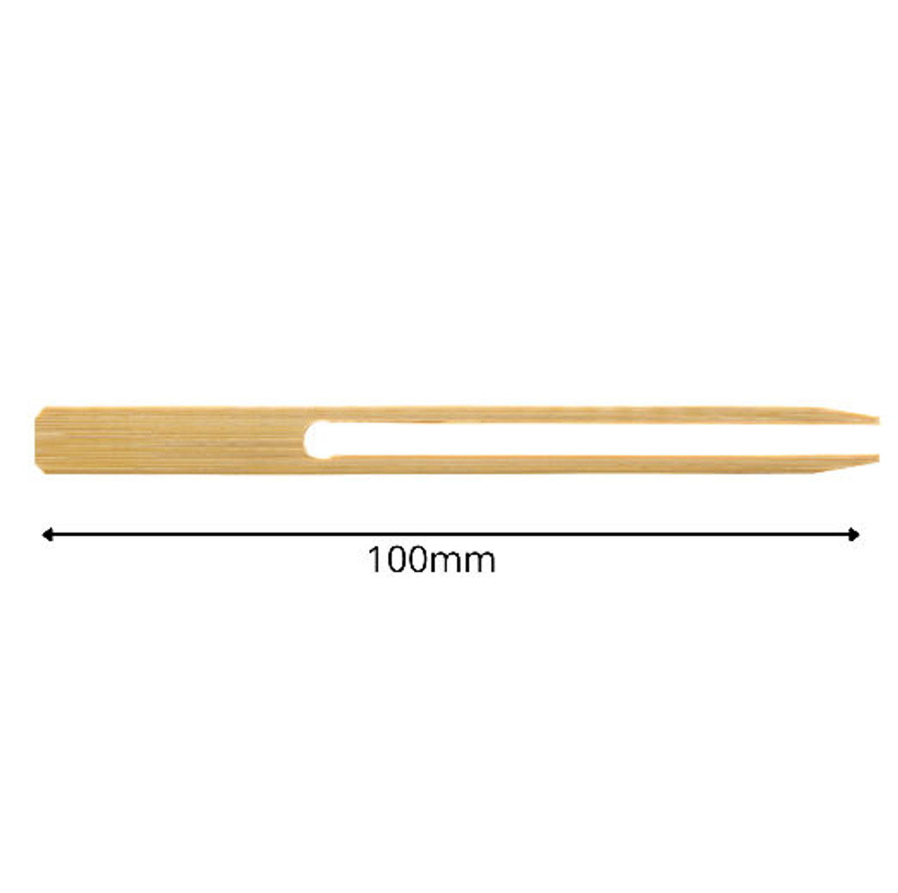 Mini Wooden Cocktail Party Fork Sticks, 100mm ( see qty options )