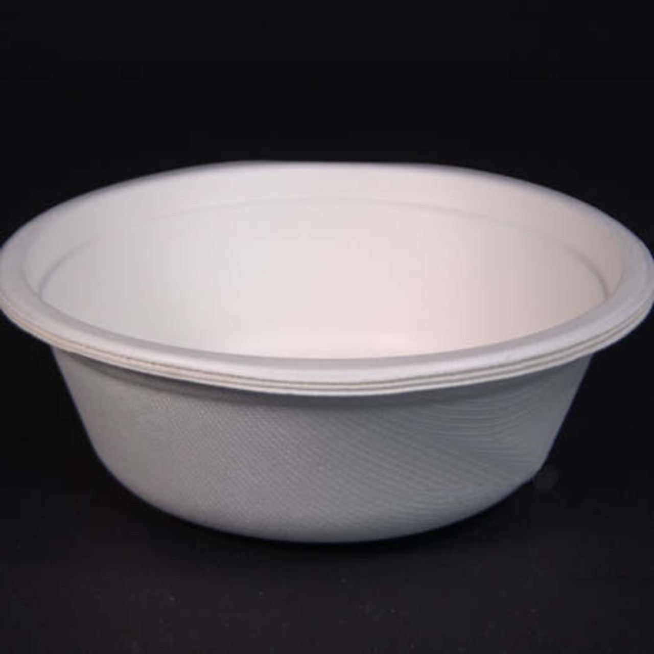 Pack x 25 x 16oz white Bagasse Disposable Bowl