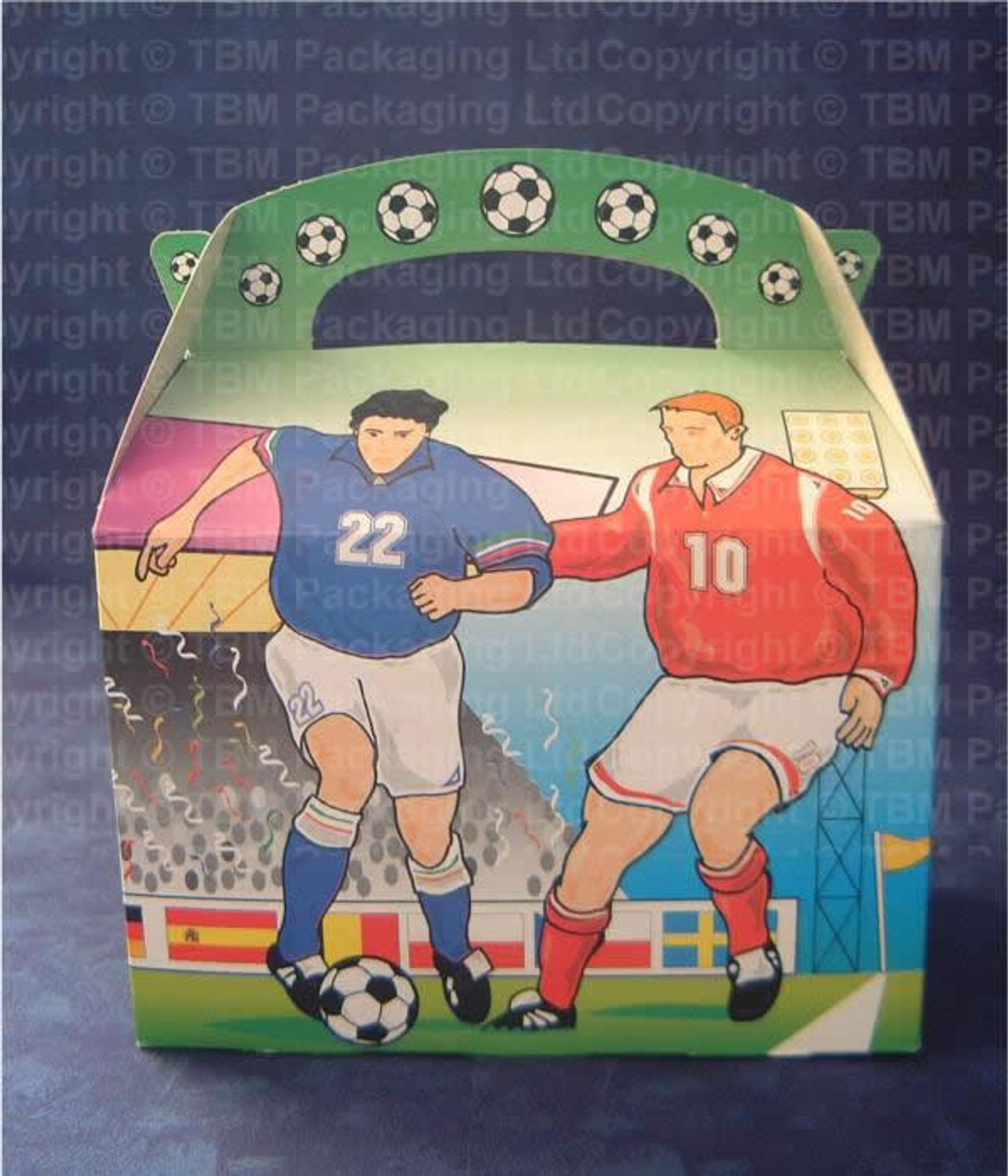 Case x 250 Kiddies Meal Boxes Football