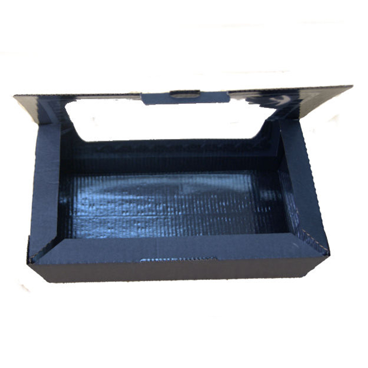 Cardboard Food Container Black with window 230 x 130 x 60mm