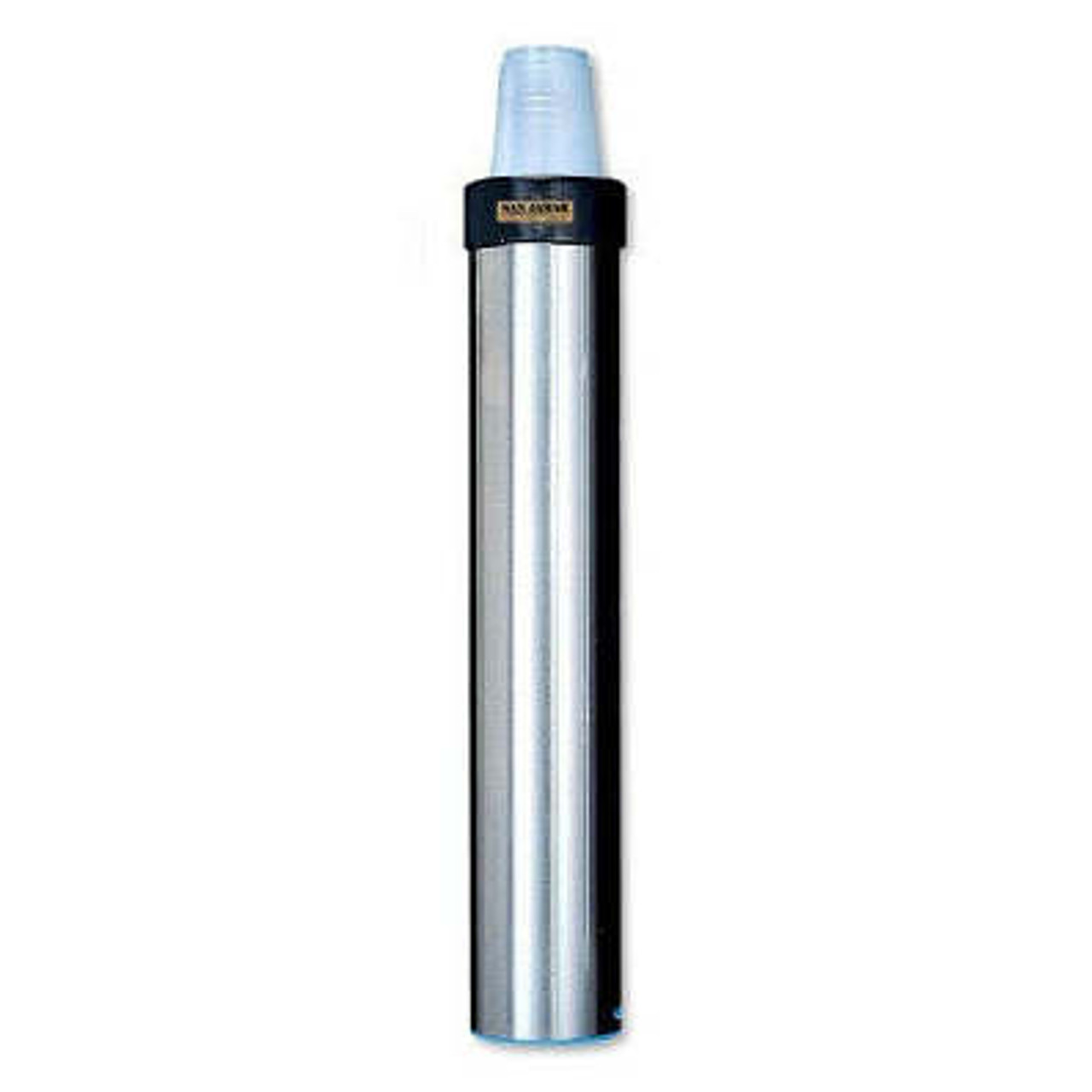 Dispenser verticale per bicchieri di plastica o carta da banco San Jamar in  acciaio inossidabile - da 12 a 24 once - Confezione Starlight