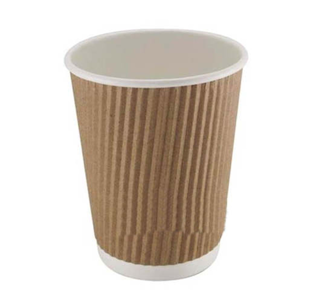 16oz / 45cl Kraft Ripple Hot Paper Cups ( see qty options )