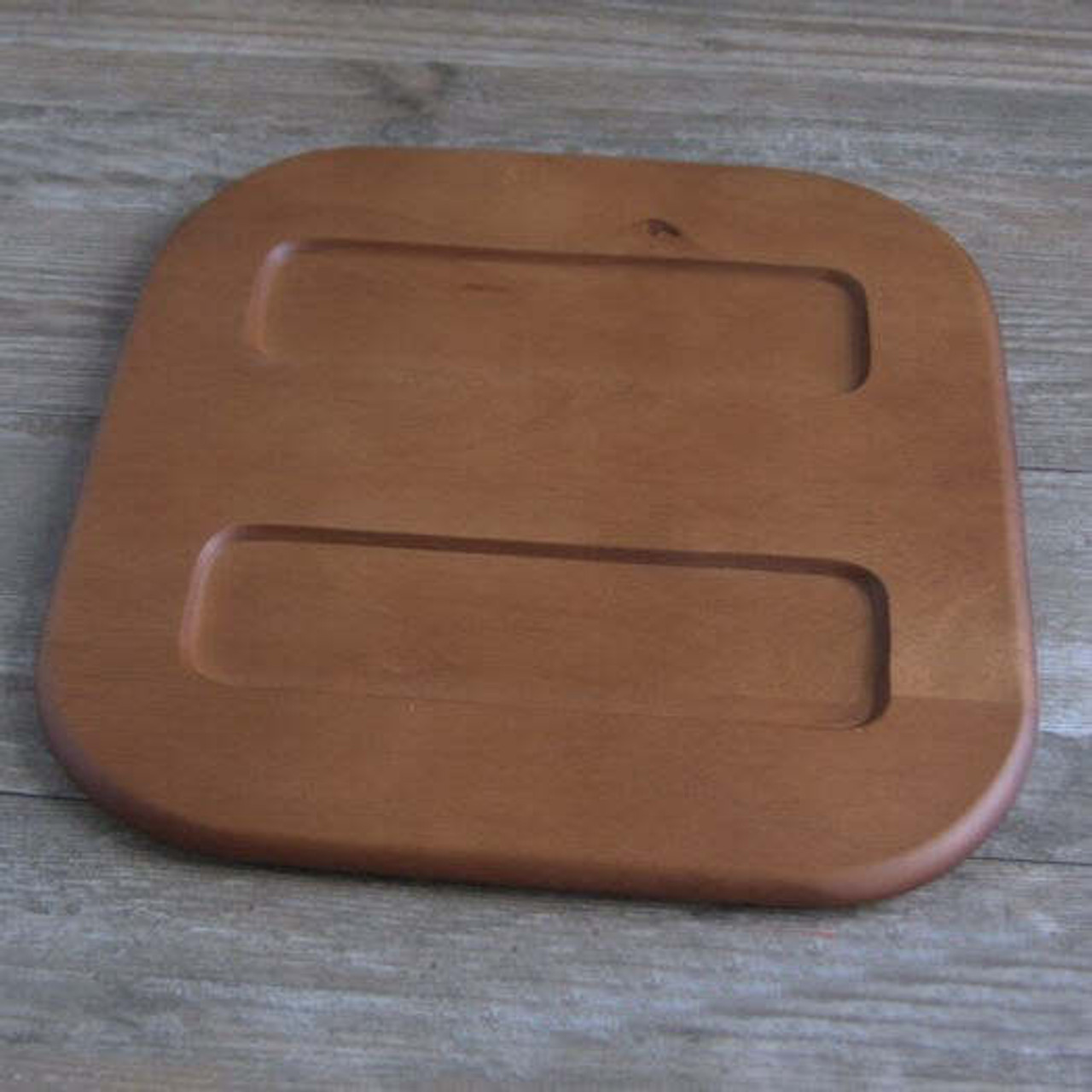 Tasters Charger - Dark Wood Platter 30cm square Special Offer