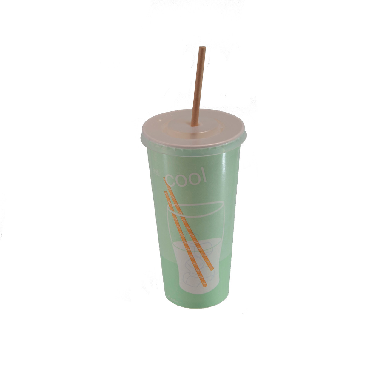 Disposable Smoothie Cups, Domed Lids, Plastic Milkshake Glasses, Glass  Party Cup